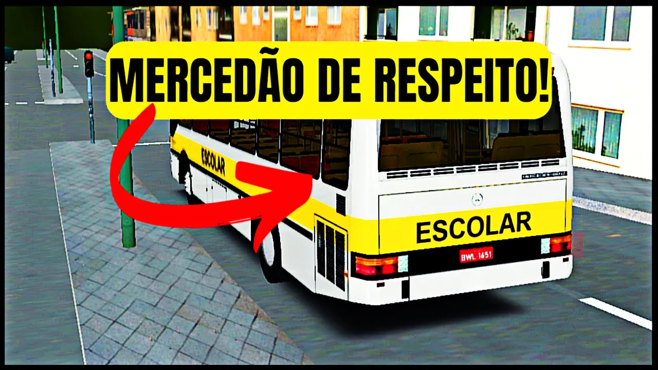 Proton Bus Simulator - Lançamento de skin escolar para Viale