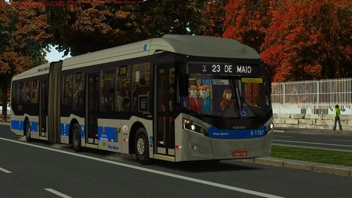 Caio Millenium BRT II MB O500UA e O500UDA por GRT3D e Zane