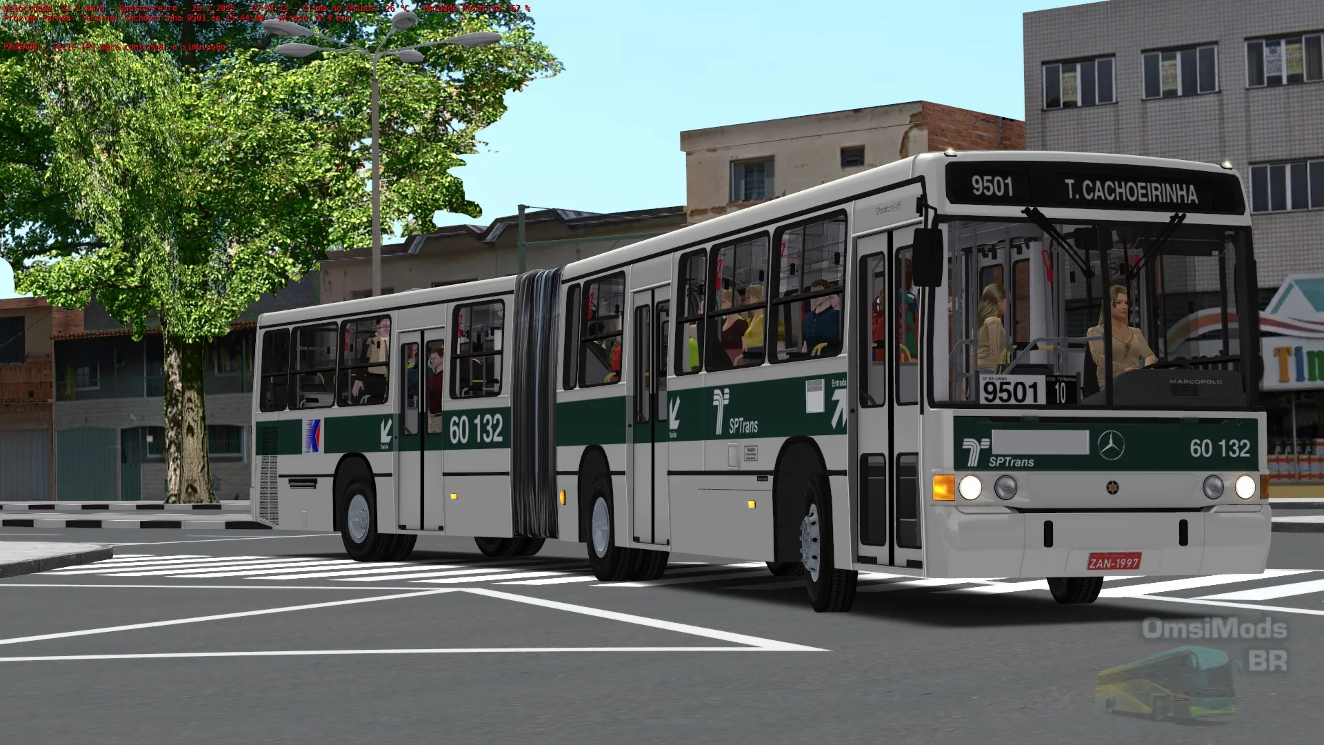 Marcopolo Torino GV MB O-400UPA – Padrão SPTrans Anos 90, por Zane